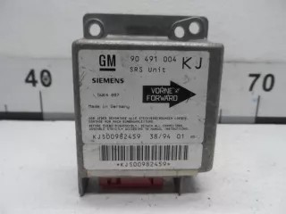 90491004 Блок управления подушек безопасности Opel Omega B Арт 00156226, вид 1
