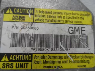 09359680 Блок управления подушек безопасности Opel Sintra Арт 00151453, вид 4