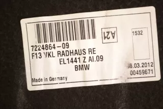 7224864 , art888215 Обшивка багажника BMW 6 F06/F12/F13 Арт 888215, вид 5
