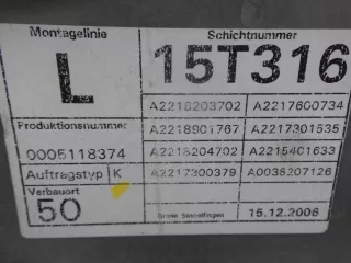 2218203702 Стеклоподъемник задний левый Mercedes SK Арт 00150405, вид 3