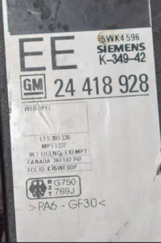 24418928 , art443764 Прочая запчасть Opel Vectra B Арт 443764, вид 6