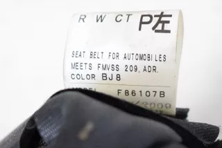 BAA560037J , art622575 Ремень безопасности задний левый Subaru Forester SH Арт 622575, вид 4