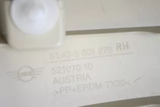 9801278, 51439801278 , art703564 Обшивка стойки центральной правой MINI COUNTRYMAN R60 Арт 703564, вид 5
