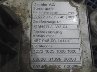 A 0724475340 Блок управления двигателем Mercedes Axor Арт 19957, вид 3