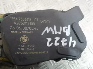 7556118,A2C53112155 Заслонка дроссельная BMW 3 E90/E91/E92/E93 Арт 00168661, вид 2