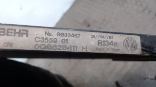 6Q0820411H Радиатор кондиционера  Skoda Fabia 1 Арт 7741645, вид 3