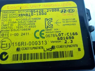 954202V000 Блок иммобилайзера Hyundai Solaris 2 Арт BIT644305, вид 9