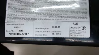 020DED04BZ8E Подушка безопасности боковая (в сиденье) Audi A8 D2 (S8) Арт 7806298, вид 3