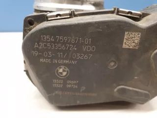 13547597871 Заслонка дроссельная электрическая BMW 5 F10/F11/GT F07 Арт Z198575, вид 4