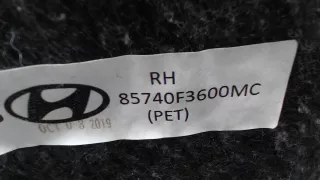85740F3600MC Обшивка двери задней правой (дверная карта) Hyundai Elantra CN7 Арт 7837216, вид 2
