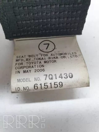 7q1430 , artAVO4266 Ремень безопасности Toyota Rav 4 3 Арт AVO4266, вид 3
