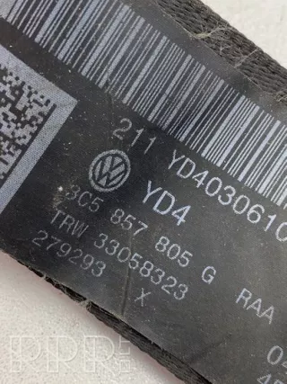 3c5857805g , artGNR5472 Ремень безопасности Volkswagen Passat B6 Арт GNR5472, вид 4