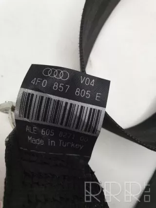 4f0857805e , artAVO842 Ремень безопасности Audi A6 C6 (S6,RS6) Арт AVO842, вид 3