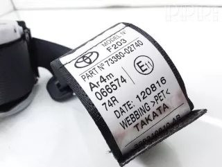 7336002740, 066574, 120816 , artARA125038 Ремень безопасности Toyota Auris 2 Арт ARA125038, вид 3