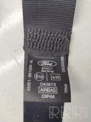 4m51b61394al, 040673, 120605 , artAAA10910 Ремень безопасности Ford Focus 2 Арт AAA10910, вид 3