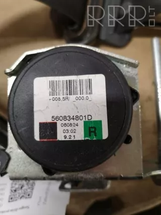 560834801d , artJUT14511 Ремень безопасности Opel Zafira B Арт JUT14511, вид 2
