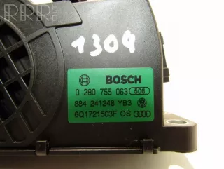 0280755063 , artRAM928140 Педаль газа Skoda Fabia 2 Арт RAM928140, вид 1