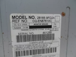 281859FD2A Магнитола Nissan Titan Арт 00181100, вид 2