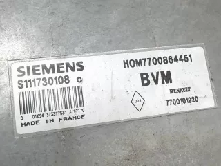 S111730108,H0M7700864451 блок управления двс Renault Megane 1 Арт 22001505, вид 2
