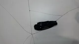 95853120500,95853288500 Ручка наружная задняя левая черная Porsche Cayenne 958 Арт 7888809, вид 2