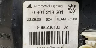 0301213201,9660236180 Фара левая Peugeot 407 Арт 2077900, вид 4