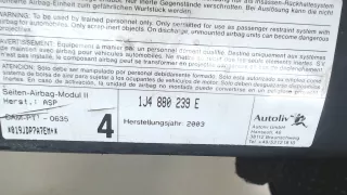1J4880239E Подушка безопасности боковая (в сиденье) Volkswagen Golf 5 Арт 7994005, вид 3