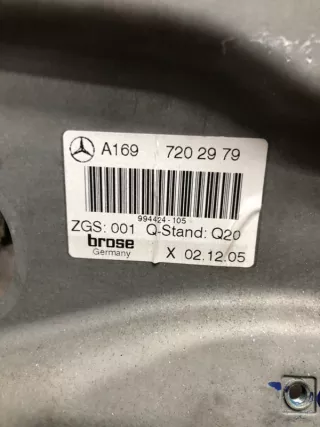 1697202779 Стеклоподъемник электрический передний левый Mercedes A W169 Арт AV48774, вид 4