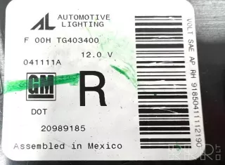20989185, 041111a, f00htg403400 , artAIR45405 Фонарь габаритный Chevrolet Volt Арт AIR45405, вид 5
