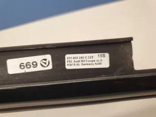 8T0853283C2ZZ Молдинг стекла передней левой двери Audi A5 (S5,RS5) 1 Арт Z287759, вид 2