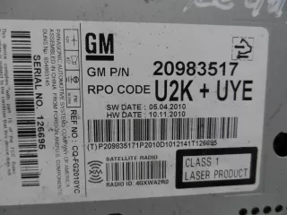 20983517 Магнитола Buick Regal Арт 00214190, вид 2