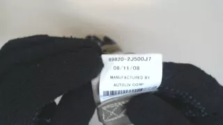 898102J530J7,898202J530J7 Ремень безопасности задний левый Kia Mohave Арт 8132968, вид 2