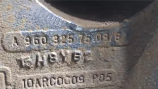 A9603257509 Кронштейн крепления пневмоподушки Mercedes Actros Арт 8208415, вид 3