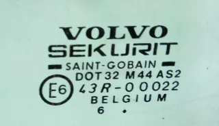 43R-00022 Стекло двери задней правой Volvo XC90 1 restailing Арт 2046494, вид 2