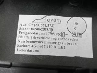 4G0867410D,4G0837020A Ручка внутренняя Audi A6 C7 (S6,RS6) Арт 00205327, вид 5