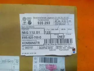8w5920700d панель приборов Audi A4 B9 Арт AR117101, вид 10