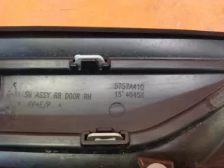 5757a410 молдинг двери Mitsubishi Outlander 3 restailing 2 Арт AR138349, вид 4