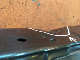 625114CE0A Панель передняя (суппорт радиатора) верхняя Nissan X-Trail T31 Арт AR149943, вид 4