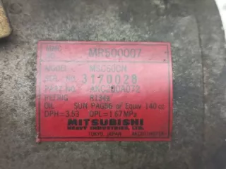 MR500007 Компрессор кондиционера Mitsubishi Space Star 1 Арт AG1051166, вид 5
