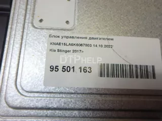 391102C804 Блок управления двигателем Kia Stinger Арт AM95501163, вид 2