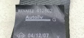 412802 Ремень безопасности задний левый Dacia Logan 1 Арт 2081328, вид 4