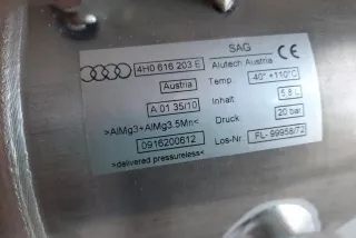 4H0616203E , art3387078 Ресивер воздушный Audi A8 D4 (S8) Арт 3387078, вид 2