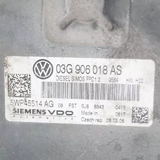 03G906018AS, 5WP45514AG , art113494 Блок управления двигателем Volkswagen Passat B6 Арт 113494, вид 3