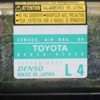 89834-47020187900-0921 , art201842 Датчик удара Toyota Prius 2 Арт 201842, вид 2