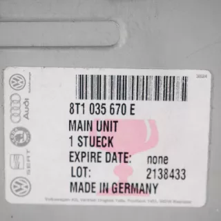 8T1035670E , art207911 Блок навигации Audi Q5 1 Арт 207911, вид 4