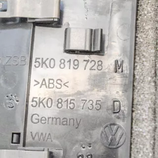 5K0819728M5K0815735D5K0815736D , art223545 Дефлектор обдува салона Volkswagen Golf 5 Арт 223545, вид 5