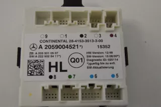 A2059004521 , art2998924 Блок управления двери задней левой Mercedes C W205 Арт 2998924, вид 2