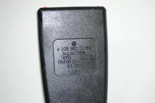 A2058600369 , art529356 Ремень безопасности задний правый Mercedes C W205 Арт 529356, вид 3