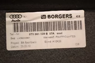 8T8861529B , art467657 Ковер багажника Audi A5 (S5,RS5) 2 Арт 467657, вид 5