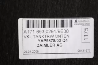 A1716930291 , art7812120 Ковер багажника Mercedes SLK r171 Арт 7812120, вид 5
