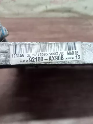 92100AX80B Радиатор кондиционера NISSAN NOTE E11 1.6 2008 Nissan Note E11 Арт AV54752, вид 8